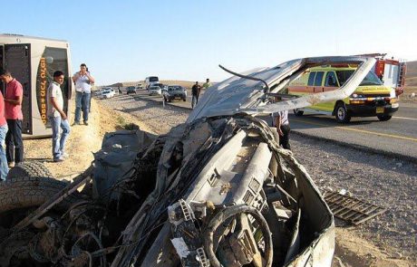 תאונה קטלנית בכביש 80 תל ערד-ערוער