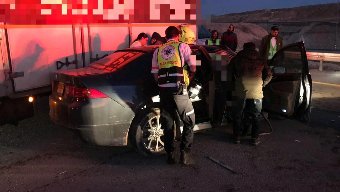 תאונת דרכים קשה בכביש 31 צילום-נאסר אבו חאמאד תיעוד מבצעי מדא